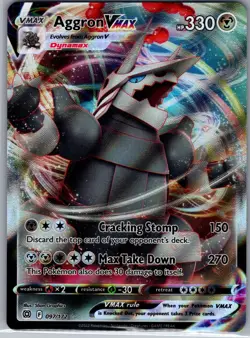 Aggron VMAX 097/172 SWSH09: Brilliant Stars - Pokemon Card - NM - Image 1