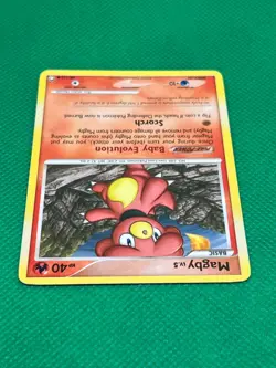 Pokemon Tcg Magby 88/123 Mysterious Treasures Non Holo - Image 3