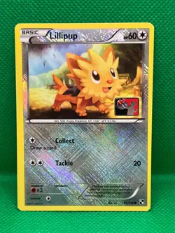 Pokemon Tcg Lillipup 81/114 Crosshatch League Promo - Image 1