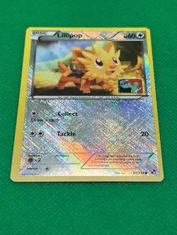 Pokemon Tcg Lillipup 81/114 Crosshatch League Promo - Image 2
