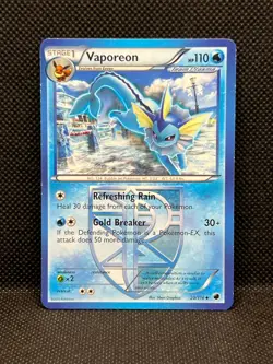 Pokemon Tcg Vaporeon 20/116 Plasma Freeze Non Holo - Image 1