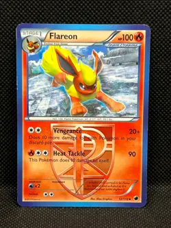 Pokemon Tcg Flareon 12/116 B&W Plasma Freeze Non Holo - Image 1