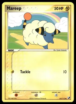 Pokemon Unseen Forces #62/115 Mareep Common - Image 1