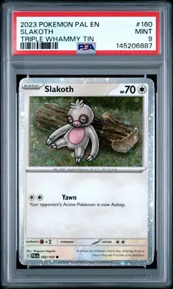 Pokemon TCG Triple Whammy Slakoth Evo Line Sequential PSA 9 Mints - Image 1