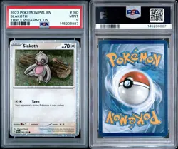 Pokemon TCG Triple Whammy Slakoth Evo Line Sequential PSA 9 Mints - Image 3