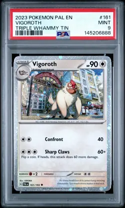 Pokemon TCG Triple Whammy Slakoth Evo Line Sequential PSA 9 Mints - Image 4