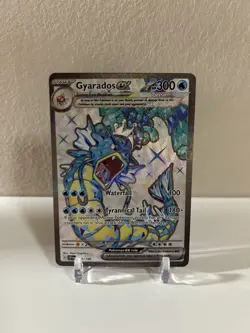 Pokemon Scarlet & Violet Base Set Gyarados Ex 225/198 Ultra Rare Holo LP - Image 1