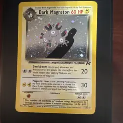 Pokemon Dark Magneton Team Rocket Holo Rare 11/82 Stage 1 HP60 Miki Tanaka - Image 1