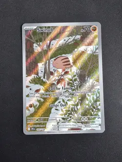 Swinub 165/159 - Journey Together Illustration Rare Pokemon TCG - NM - Image 1