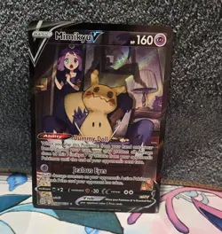 Pokemon TCG Mimikyu V TG16/TG30 Brilliant Stars Trainer Gallery Holo NM-MINT - Image 1
