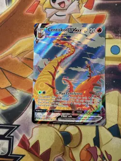 Pokemon Centiskorch VMAX TG15 Lost Origin Trainer Gallery Ultra Rare Holo NM - Image 1