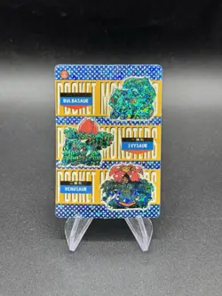 Bulbasaur Venusaur Holo Pokemon Vintage Pocket Monster Vending Prism Sticker 569 - Image 1