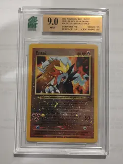 Entei Black Star Promo - Reverse Holo WOTC Promo 34 - MNT 9 - Pokemon TCG movie - Image 1