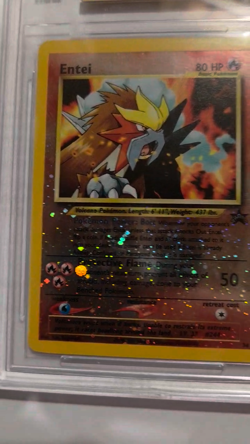Entei Black Star Promo - Reverse Holo WOTC Promo 34 - MNT 9 - Pokemon TCG movie - Image 2
