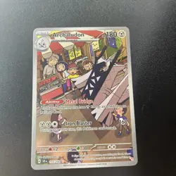 Pokemon TCG NM Archaludon 155/142 Stellar Crown Holo Illustration Rare - Image 1