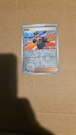 Pokemon TCG Destined Rivals Professor Program Judge Holo Promo 167/182 NM rare - Image 1