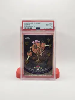 PSA 10 Dodrio #85 – 2000 Topps Chrome Pokemon TV – GEM MINT Ultra Rare Pop 6 - Image 1