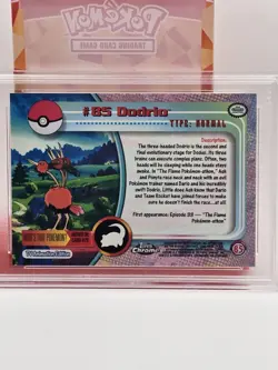 PSA 10 Dodrio #85 – 2000 Topps Chrome Pokemon TV – GEM MINT Ultra Rare Pop 6 - Image 2