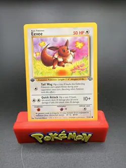 Eevee ⭐ 51/64 1st Edition Wizards Jungle 1999 Pokemon NM/LP - Image 1
