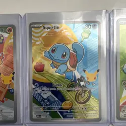 Pokemon TCG Promo Bulbasaur Squirtle Charmander 037/038/039 illustrators - Image 3