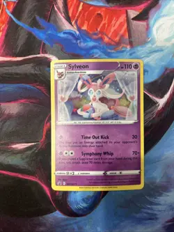 Sylveon SWSH211 SWSH Pokemon Sword & Shield Black Star Promo Cosmos Holo - Image 1