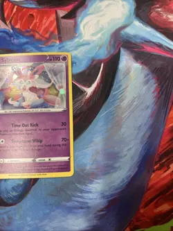 Sylveon SWSH211 SWSH Pokemon Sword & Shield Black Star Promo Cosmos Holo - Image 3
