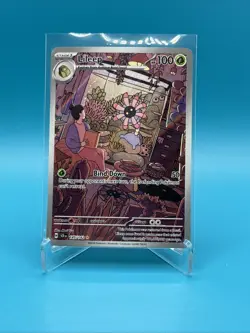Lileep 145/142 SV07: Stellar Crown Illustration Rare Holo Pokemon TCG NM - Image 1