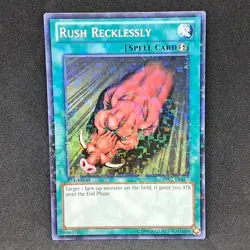 Rush Recklessly BP02-EN133 1st Edition Mosaic Rare NM Near Mint Yu-Gi-Oh! Card - Image 1