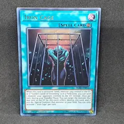 Iron Cage BLRR-EN012 1st Edition Ultra Rare NM Near Mint Yu-Gi-Oh! Card - Image 3