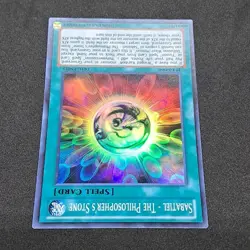 Sabatiel - The Philosophers Stone DRLG-EN015 1st Edition Super Rare NM Yu-Gi-Oh! - Image 4