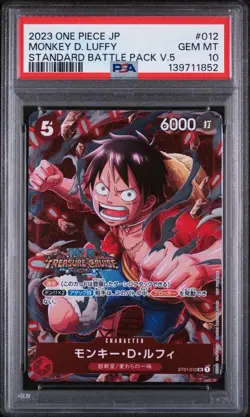 Monkey D. Luffy One Piece 2023 Standard Battle Winner Promo Japanese #012 PSA 10 - Image 1