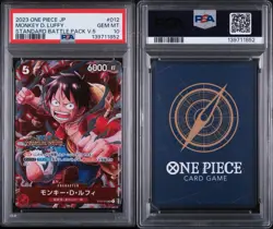 Monkey D. Luffy One Piece 2023 Standard Battle Winner Promo Japanese #012 PSA 10 - Image 3