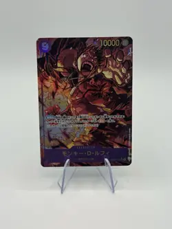 Monkey D Luffy OP09-119 SEC Alt Art Emperors in the New World One Piece NM - Image 1