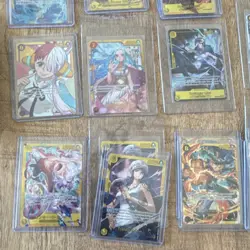 One Piece TCG Secret Rare Lot 48 Cards Mihawk Crocodile Luffy Law SEC OPTCG - Image 3