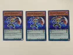 Yugioh - Twilight Ninja Jogen x 3 - 1st Edition Super Rare NM - Free Holo Card - Image 1