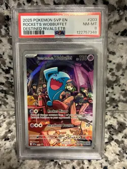 Team Rocket's Wobbuffet 203 Sv: Scarlet & Violet Promo Cards Holo - Image 1
