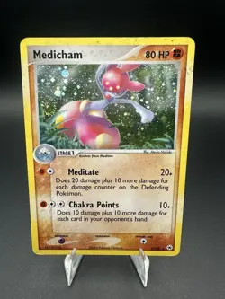 Medicham Reverse Holo Rare Pokemon Card 10/101 Hidden Legends TCG - Image 1