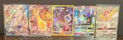 Pokemon Card Lot Of 5 Vmax Gx Ex - Image 1
