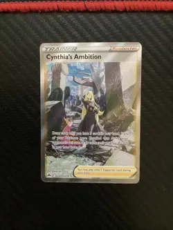 Cynthia’s Ambition GG60/GG70 Galarian Gallery Pokemon Card Crown Zenith NM - Image 1