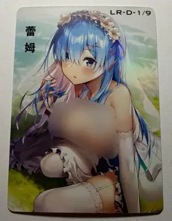 SEXY HEROINE WAIFU Rem RE: ZERO ACG PREMIUM MATTE HOLO CARD NM - Image 1