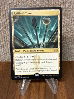 MTG Magic the Gathering Raffine's Tower 254/281 Rare Streets of New Capenna LP - Image 1