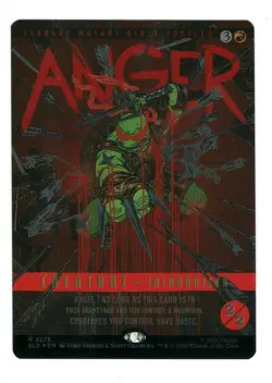 MTG Anger Foil Secret Lair Drop Last Ronin Magic The Gathering TCG - Image 1