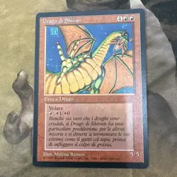 Magic The Gathering MTG - Shivan Dragon - Spanish Revised FBB - Near Mint - Image 1