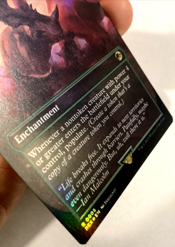 MTG Life Finds a Way *BORDERLESS FOIL* Jurassic World Collection 0005 NM - Image 2