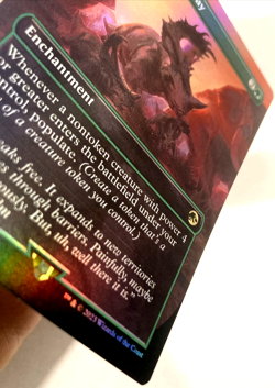 MTG Life Finds a Way *BORDERLESS FOIL* Jurassic World Collection 0005 NM - Image 3