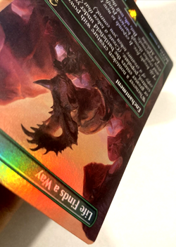 MTG Life Finds a Way *BORDERLESS FOIL* Jurassic World Collection 0005 NM - Image 5