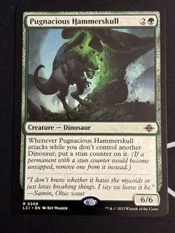 1x Pugnacious Hammerskull (0208) The Lost Caverns of Ixalan LP MTG Magic x1 MKE - Image 1