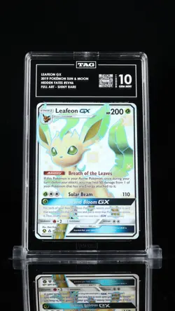 Pokemon Leafeon GX SV46/SV94 Hidden Fates TAG 10 GEM MINT! - Image 1