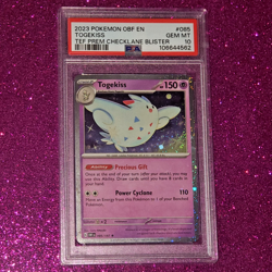Pokemon Togekiss Cosmos Foil PSA 10 TEF Checklane Blister Promo OBF #085 2023 EN - Image 3