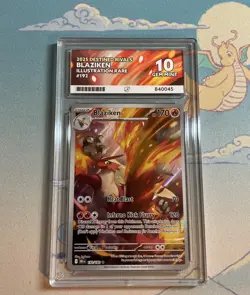 Pokemon Blaziken 192/182 Destined Rivals ILLUSTRATION RARE GEM MINT ACE 10 🔥 - Image 1